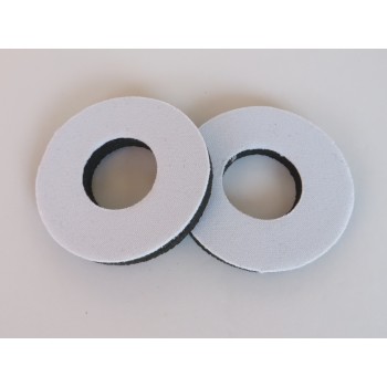 Old School BMX Foam Grip Donuts White by Flite