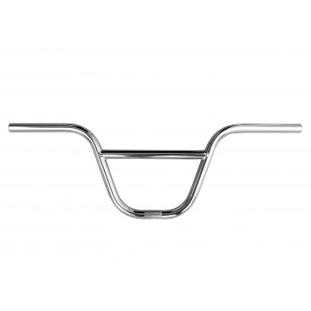 BMX Candybar 8" Steel Handlebar Chrome by Hi-Tech