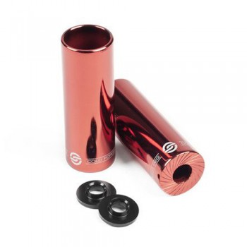 BMX "AM" Axle Peg Set 10/14mm Red by Salt