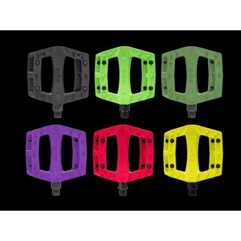 BMX Contra Nylon Pedal 9/16" Pair Army Green by Eclat