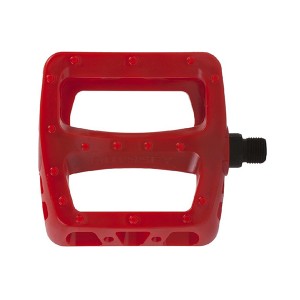 BMX PC Twisted Pedal 9/16" Pair Red by Odyssey