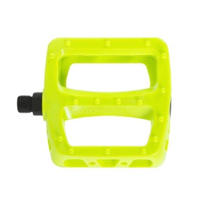 BMX PC Twisted Pedal 9/16" Pair Fluro Yellow by Odyssey