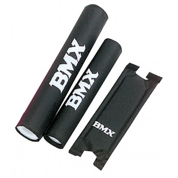 Old School BMX Frame Pad set Black by Old School BMX