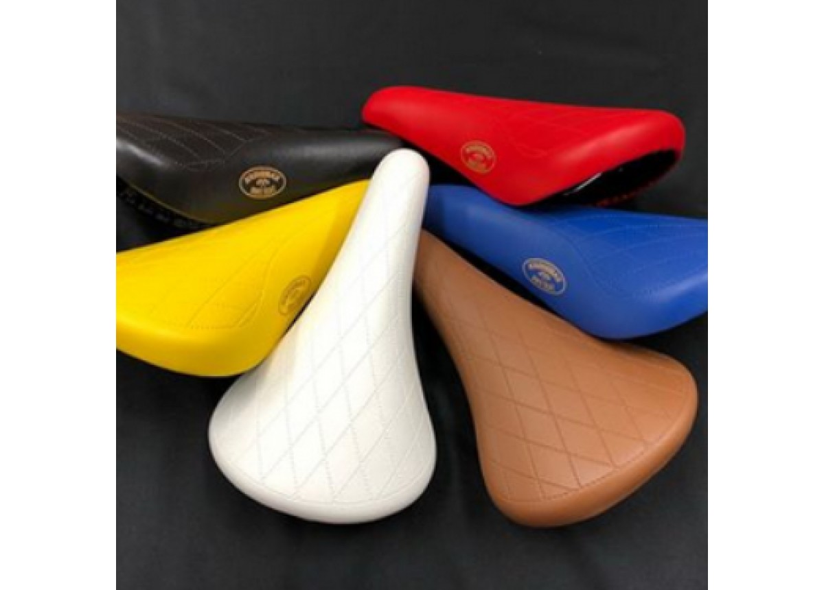 yellow bmx seat