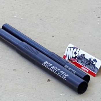 BMX Hotstix 22.2mm Extender Posts - Black By MCS