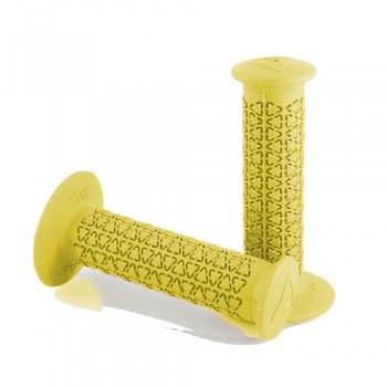 Old School BMX Ame Round Grips Yellow by Ame