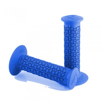 Old School BMX Ame Round Grips Blue by Ame