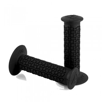 Old School BMX Ame Round Grips Black by Ame