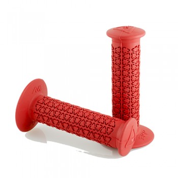 Old School BMX Ame Round Grips Red by Ame