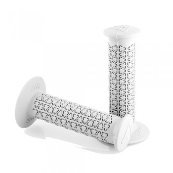 Old School BMX Ame Round Grips White by Ame