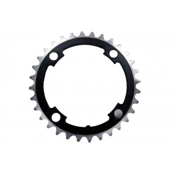BMX 104BCD 4 Hole Alloy Chainring 36T Black by Hi-Tech