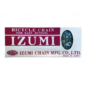 BMX Chain 1/2 x 3/32 x 100L Jet Black/Silver by Izumi