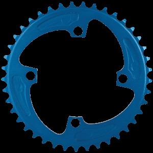 BMX 104BCD 4 Hole Chainring 40T Blue - USA Made By MCS
