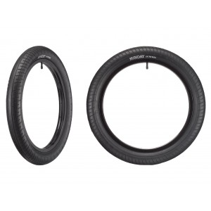 BMX Street Sweeper Jake Seeley Tyre by Sunday 20 x 2.4 - Black by Sunday BMX Street Sweeper Jake Seeley Tyre by Sunday 20 x 2.4 - Black by Sunday