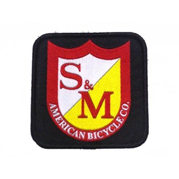 BMX Shield Square Patch Black by S&M