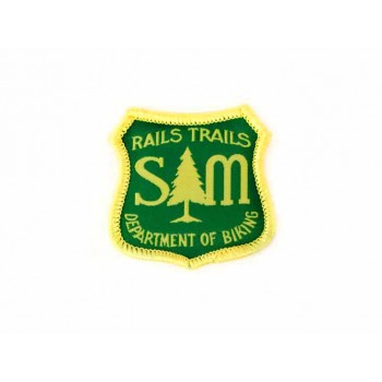 BMX Department of Biking Patch Green by S&M
