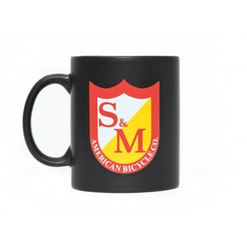 BMX Coffee Mug 12oz Matt Black by S&M