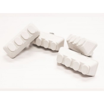 Old School BMX White brake pads by Old School BMX