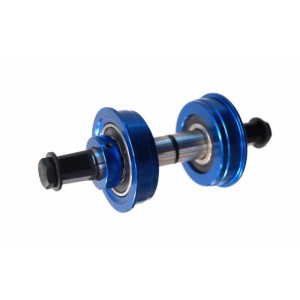 Old School BMX 3 piece crank conversion kit sealed Blue By YST Old School BMX 3 piece crank conversion kit sealed Blue By YST