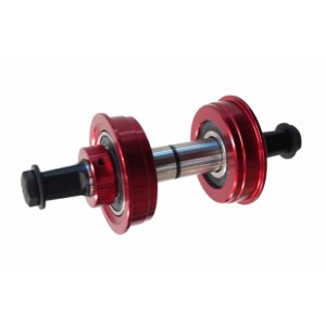 Old School BMX 3 piece crank conversion kit sealed Red By YST Old School BMX 3 piece crank conversion kit sealed Red By YST