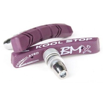 BMX Kool Stop Threaded Brake Pads Purple