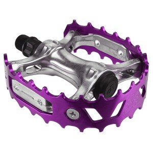 Old School BMX SE Bear Trap Pedals Purple by SE