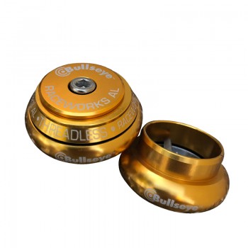 Old School BMX Bullseye Raceworks 1-1/8'' Headset Gold by Bullseye