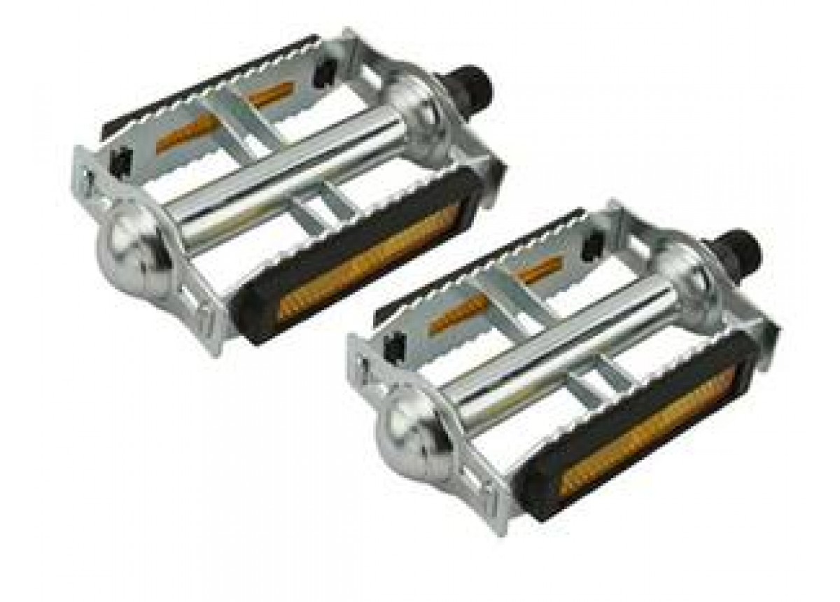 Old School BMX Rat Trap style Pedals 1/2" Silver by Old School BMX Old School BMX Rat Trap style Pedals 1/2" Silver by Old School BMX