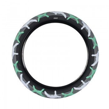 BMX Cult Vans Tyre 20" x 2.4 Teal Camo
