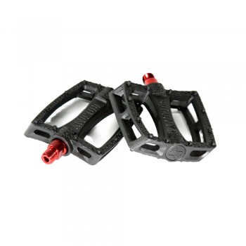 BMX Colony Fantastic Plastic Pedals Black/Red