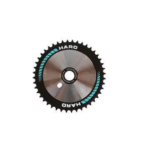 Haro uni-directional 44 t chainring sprocket chrome for disc old school BMX NOS 