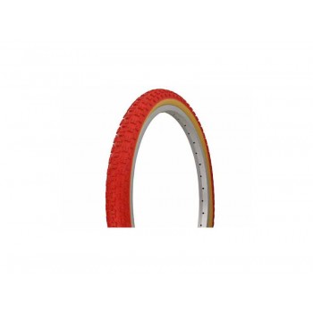 Old School BMX Bicycle Tyre 20 x 1.75 Comp III RED Retro SKIN WALL BY CST