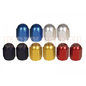 Old School BMX Gold Valve Caps Anodised by Old School BMX