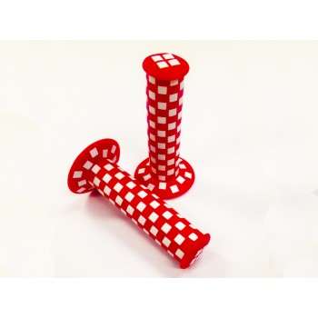 Old School BMX Red / White checkered grips by Old School BMX