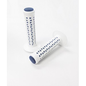 Old School BMX Ame Unitron Grips White over Black by Ame