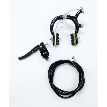 Old School Bmx Black Mx 890 Front With Tech 3 Lever And Cable By Dia Compe