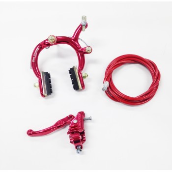 Old School Bmx Red Mx 890 Rear With Tech 3 Lever And Cable By Dia Compe