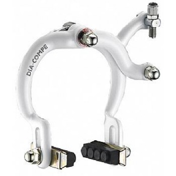 Old School Bmx White Mx 890 Front With Tech 3 Lever And Cable By Dia Compe