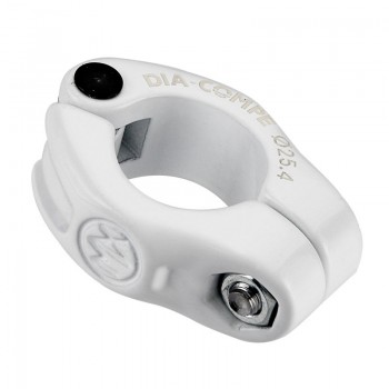 Old School BMX seat clamp White by Dia Compe