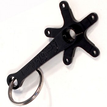 Old School Bmx Black PROFILE Crank Key Chain by Profile