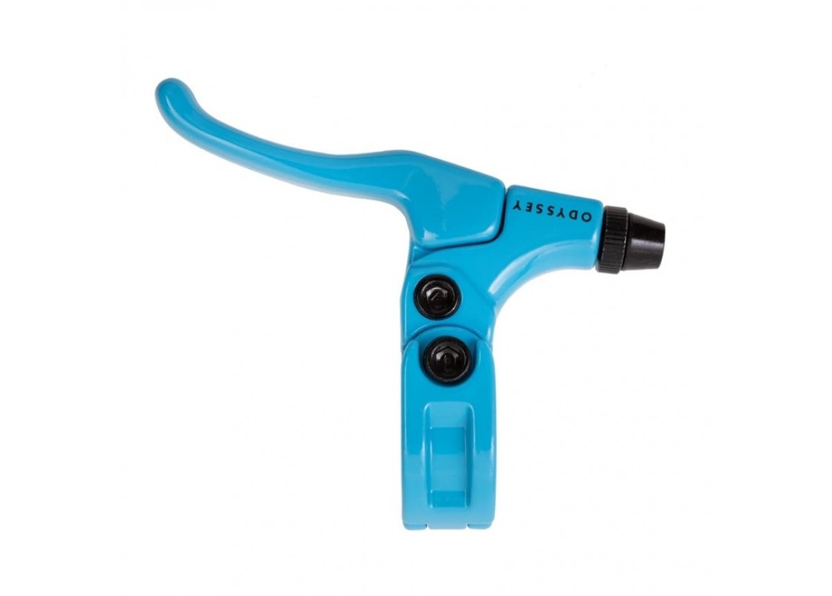 Old School BMX Monolever Medium U Brake Lever LHD Ocean Blue by Odyssey Old School BMX Monolever Medium U Brake Lever LHD Ocean Blue by Odyssey