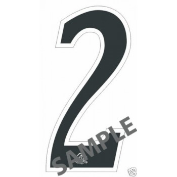 Old School BMX Mongoose Number Plate Decal No.2 By Mongoose