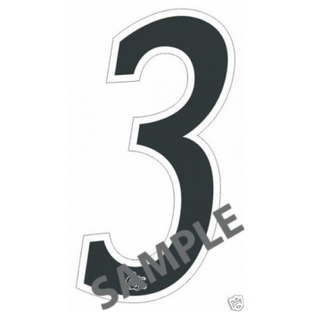 Old School BMX Mongoose Number Plate Decal No.3 By Mongoose