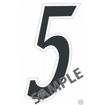 Old School BMX Mongoose Number Plate Decal No.5 By Mongoose