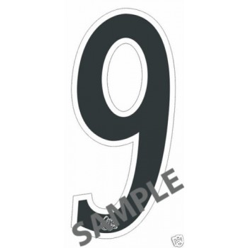 Old School BMX Mongoose Number Plate Decal No.9 By Mongoose