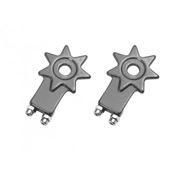 Old School BMX STAR Chain Tensioners Silver By Old School BMX