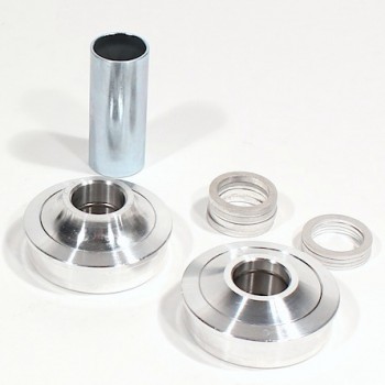Old School BMX Hop Up Kit Sealed Bearing Bottom Bracket Mid School Silver 19mm USA By Profile