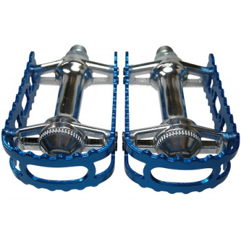 Old School BMX BM-7 Alloy Pedals Blue 1/2" by MKS