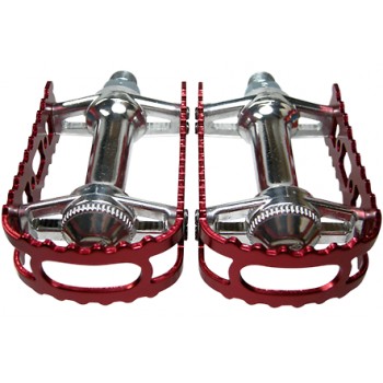 Old School BMX BM-7 Alloy Pedals Red 1/2" by MKS