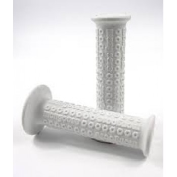Old School BMX White Mongoose grips by Mongoose